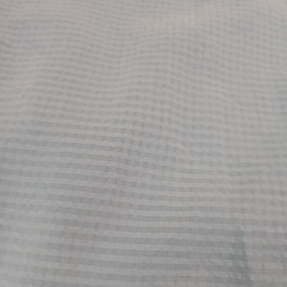 Brandini Men's Medium Powder Blue HSort-Sleeved Button-Up Shirt Seersucker - Picture 9 of 14